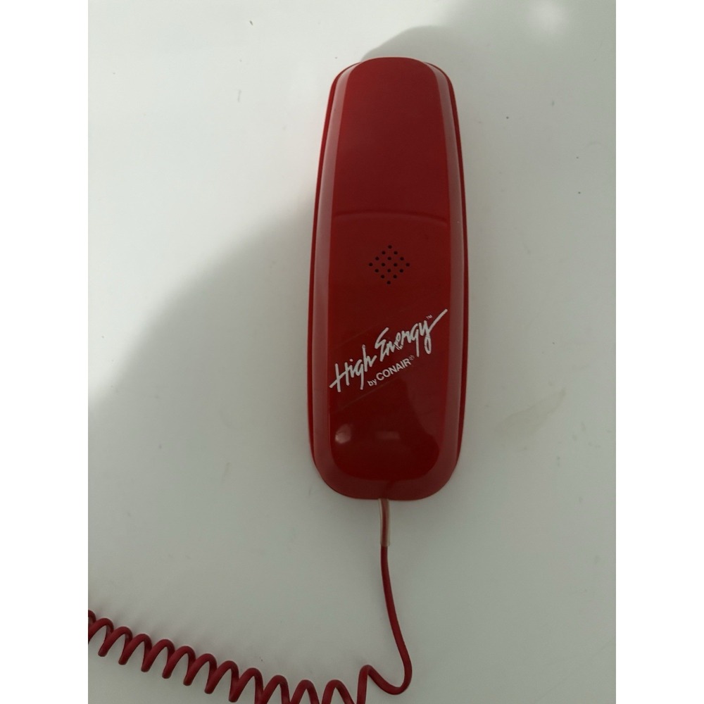 Conair Vintage Red High Energy Touchtone Telephone Corded 90's Conair Wall Desk
